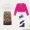 Produktfoto von Rock, T-Shirt, Blazer, Socken und Stiefletten im wilden Mustermix.