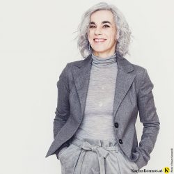 Karin Garzarolli trägt gerne Grau.